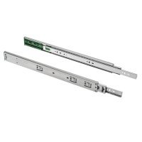 Направляющие шариковые, GTV Versalite LIGHT, PK-L-H45-400-GX с ДОВОДЧИКОМ полного выдвижения 