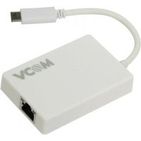 Концентратор USB 3.0 VCOM Telecom DH311 3 х USB 3.0 1 х USB 2.0 белый 