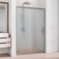 Душевая дверь в нишу Kubele DE019D2-MAT-MT 135 см, профиль матовый хром DE019D2-MAT-MT-135х200