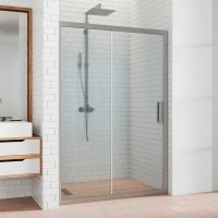 Душевая дверь в нишу Kubele DE019D2-CLN-MT 170 см, профиль матовый хром DE019D2-CLN-MT-170х200