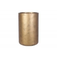 Цветочное кашпо Idealist Lite Крисмас цилиндр V-XMAS-GLD-32 40,2 л золотистое 1 шт. Крисмас Высокое цилиндр