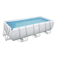 Каркасный бассейн Power Steel 404х201х100см, фильтр-насос, лестница, дозатор, 56442 Power Steel 404201100 56442