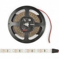 5м. Светодиодная лента теплого цвета 2835, 3000К, 4,8W, 12V, 60LED/m, IP20 Uniel ULS-M11-2835-60LED-m-8mm-IP20-DC12V-4.8W-m-5M-3000K PROFI - (UL-00004358) 