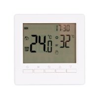 Термостат комнатный TEPLOCOM TSFR-Prog-220/3A 2-х канальный прогр., реле 250В, 3А 