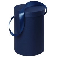 Подарочная коробка Rond, синяя 