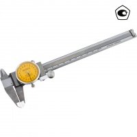 ASIMETO 303-12-2 Штангенциркуль с отсчетом по круговой шкале 0,02 мм, 0—300 мм 