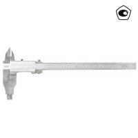 ASIMETO 302-20-0 Штангенциркуль нониусный тип 2; 0,02 мм, 0-500 мм 