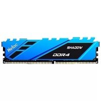 Память оперативная DDR4 Netac 16Gb 3200Mhz (NTSDD4P32SP-16B) Shadow NTSDD4P32SP-16B