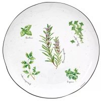 Тарелка 26 см Easy Life Herbarium фарфор 