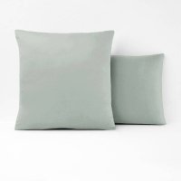 Наволочка Однотонная из хлопкового сатина 63 x 63 см зеленый