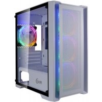 Корпус mATX Powercase CAMIW-L4 белый, без БП, боковая панель из закаленного стекла, USB 3.0, 2*USB 1.0, audio Alisio Micro X4W