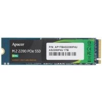 Накопитель SSD M.2 2280 Apacer AS2280P4U 1TB PCIe Gen3x4, NVMe, 3D NAND, R3500/W3000 Mb/s, MTBF 1.8M, Retail AP1TBAS2280P4U-1