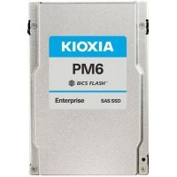 Накопитель SSD 2.5'' Toshiba Kioxia PM6-R 7.68TB, SAS 24Gbit/s, 4150/3700MB/s, IOPS 595K/155K, MTTF 2,5M, 1 DWPD, TLC (BiCS Flash) Enterprise