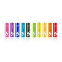 Xiaomi (10 шт.) ZMI ZI5 Rainbow AA batteries