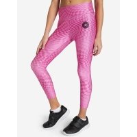 Легинсы для девочек Converse High Rise Check AOP, Розовый, размер 128 CNVG HIGH RISE CHECK AOP LEGG