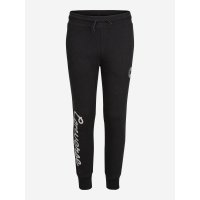 Брюки для девочек Converse, Черный, размер 128 CNVG JOGGER WITH METALLIC INK