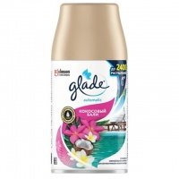 освежитель воздуха GLADE Automatic Кокосовый Бали 269мл сменный блок 