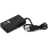 Концентратор USB 2.0 Jet.A JA-UH7 4 x USB 2.0 черный 