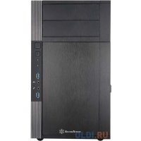 Корпус mATX SilverStone черный, без БП, 2*USB 3.0, audio PS07