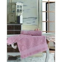 ANJI (брусника) 70х140 Полотенце Жаккард 