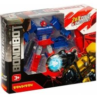 Трансформер 2в1 Bondibot. Робот и пистолет, с проектором 