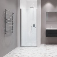 Душевая дверь в нишу Kubele DE020 60, профиль матовый хром DE020D601T-CLN-MT-60х200