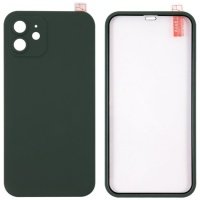 Защитный комплект Red Line 360° Full Body для iPhone 12 mini (чехол+стекло), зеленый 