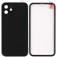 Защитный комплект Red Line 360° Full Body для iPhone 12 (чехол+стекло), черный