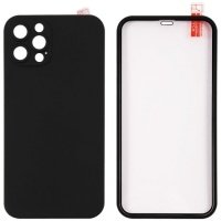 Защитный комплект Red Line 360° Full Body для iPhone 12 Pro (чехол+стекло), черный 
