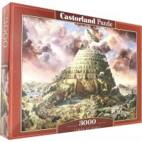Puzzle-3000 "Вавилонская башня" (C-300563) 3000 деталей, Вавилонская башня