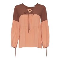 блуза Sfizio 4769GALLES коричневый+розовый 44