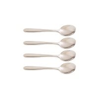 Комплект из 4 чайных ложек LA REDOUTE INTERIEURS Комплект из 4 чайных ложек Из нержстали Ebano единый размер серый