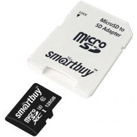 Карта памяти 128GB SmartBuy microSDXC Сlass 10 Pro UHS-I U3 (70/90 Mb/s) + SD адаптер SB128GBSDCL10U3-01