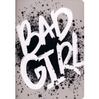 Тетрадь Bad Girl. Черное пятно, 48 листов, клетка, А5 