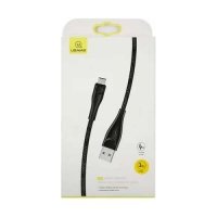 Дата-Кабель USAMS-SJ399 USB - micro USB (3 м) нейлоновая оплетка, черный (SJ399USB01) 