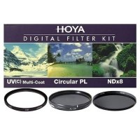 Набор фильтров Hoya Digital Filter Kit HMC (MULTI UV, Circular-PL, NDX8) 55mm 79498