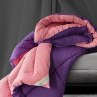 Одеяло MultiColor цвет: розовый, темно-фиолетовый (200х220 см) 