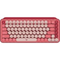 Клавиатура Logitech 920-010718 USB, 85 клавиш, розовая POP Keys