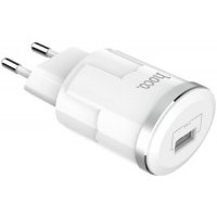 Сетевое зарядное устройство+кабель Lightning Hoco C37A, 1USB, белый (84846) C37A