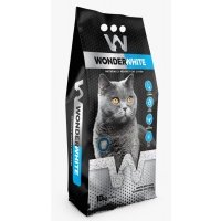 Наполнитель Wonder White Carbon Effect c активированным углем без ароматизатора комкующийся бентонит 10кг 