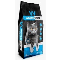 Наполнитель Wonder White Unscented Natural без ароматизатора комкующийся бентонит 15,3кг 