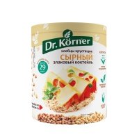 Хлебцы Dr. Korner "Злаковый коктейль" сырный 