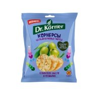 Чипсы цельнозерновые Dr. Korner с оливковым маслом и розмарином 