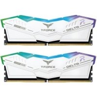Модуль памяти DDR5 32GB (2*16GB) Team Group T-Force Delta RGB white PC5-44800 5600MHz CL36 1.2V FF4D532G5600HC36BDC01