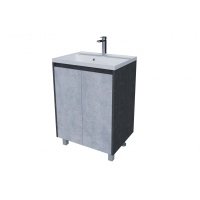 Тумба с раковиной Stella Polar Кибела 70, напольная, цемент SP-00001046+4627173210171
