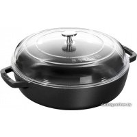 Сотейник со стеклянной крышкой Staub 28 см черный 12722823