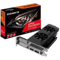 Видеокарта PCI-E GIGABYTE 4GB GDDR6 64bit 6nm 1923/16000MHz HDMI/DP Ret low profile Radeon RX 6400 (GV-R64D6-4GL)
