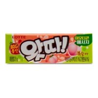 Жевательная резинка Lotte "Big Whatta Peach" со вкусом персика 