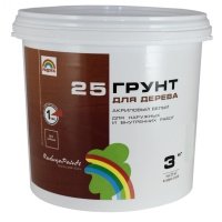 Грунтовка по дереву Радуга-25 3 кг белая 
