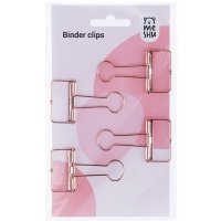 Зажимы для бумаг Rose Gold, 4 штуки